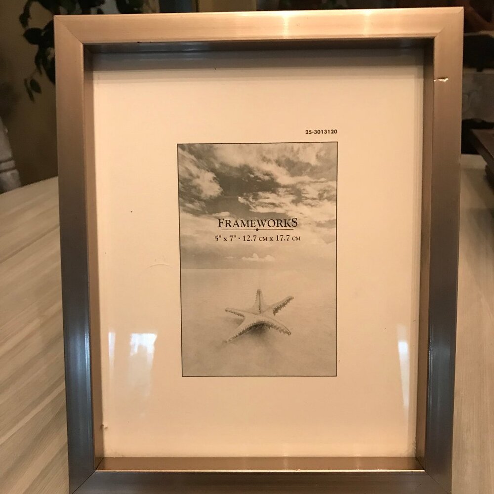 Silver Plated Photo Frame With Glass